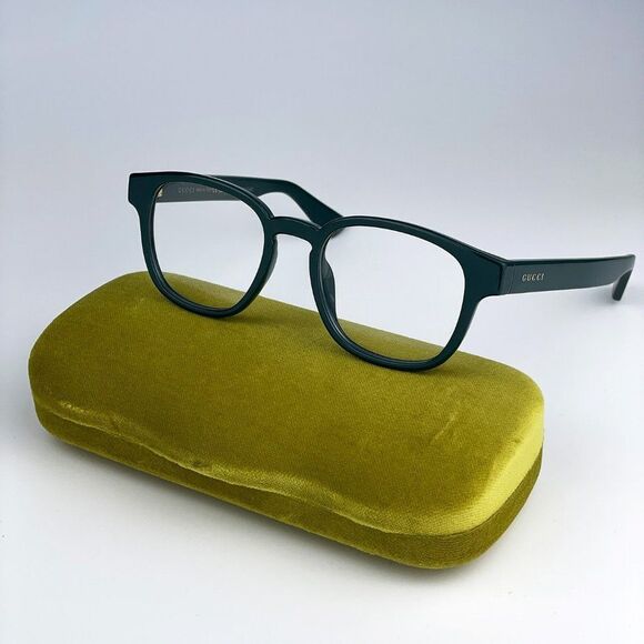NEW Gucci GG1343O 004 Dark Green Square Women Eyeglasses